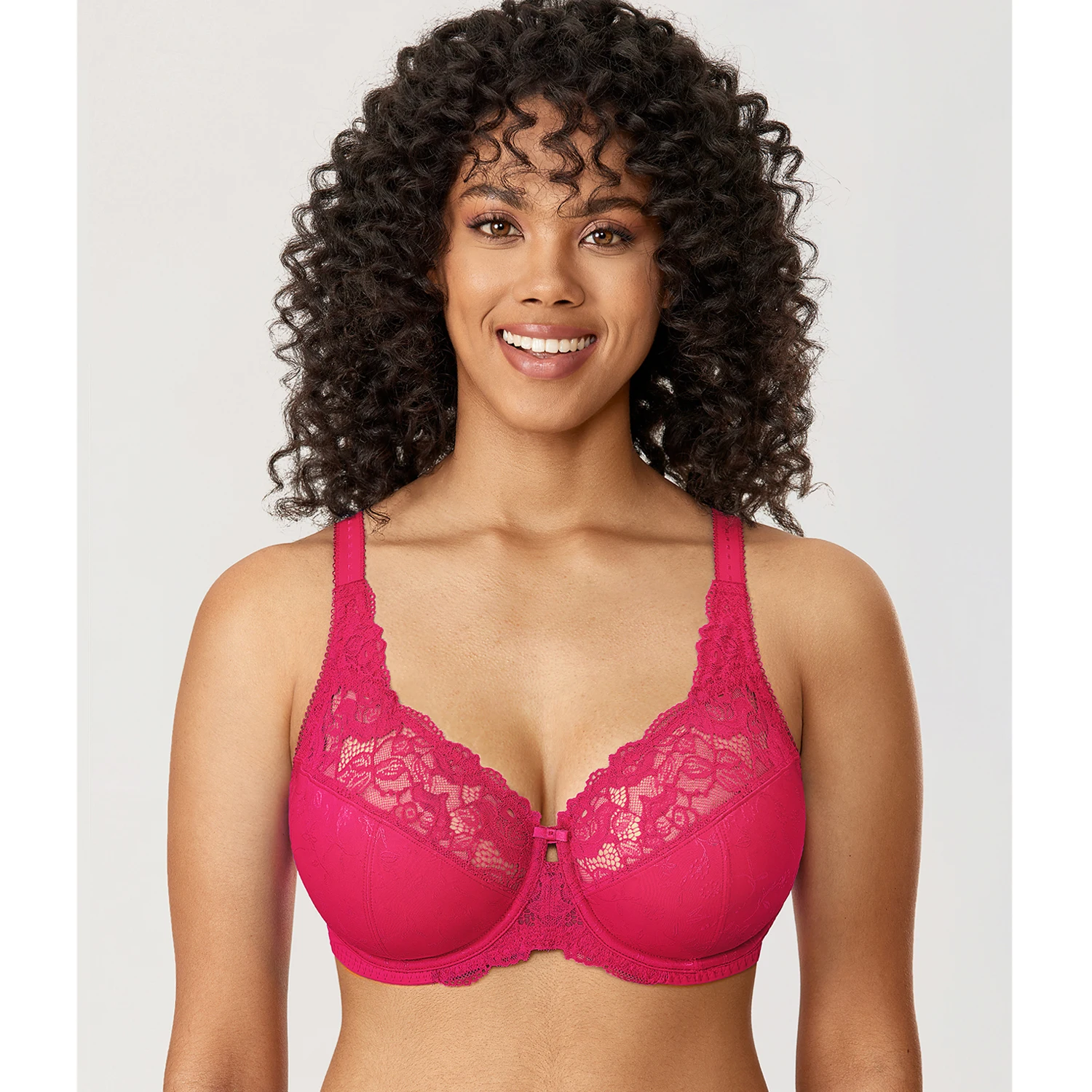 Smooth Full Minimizer Bra Figure Large Busts Underwire Embroidery