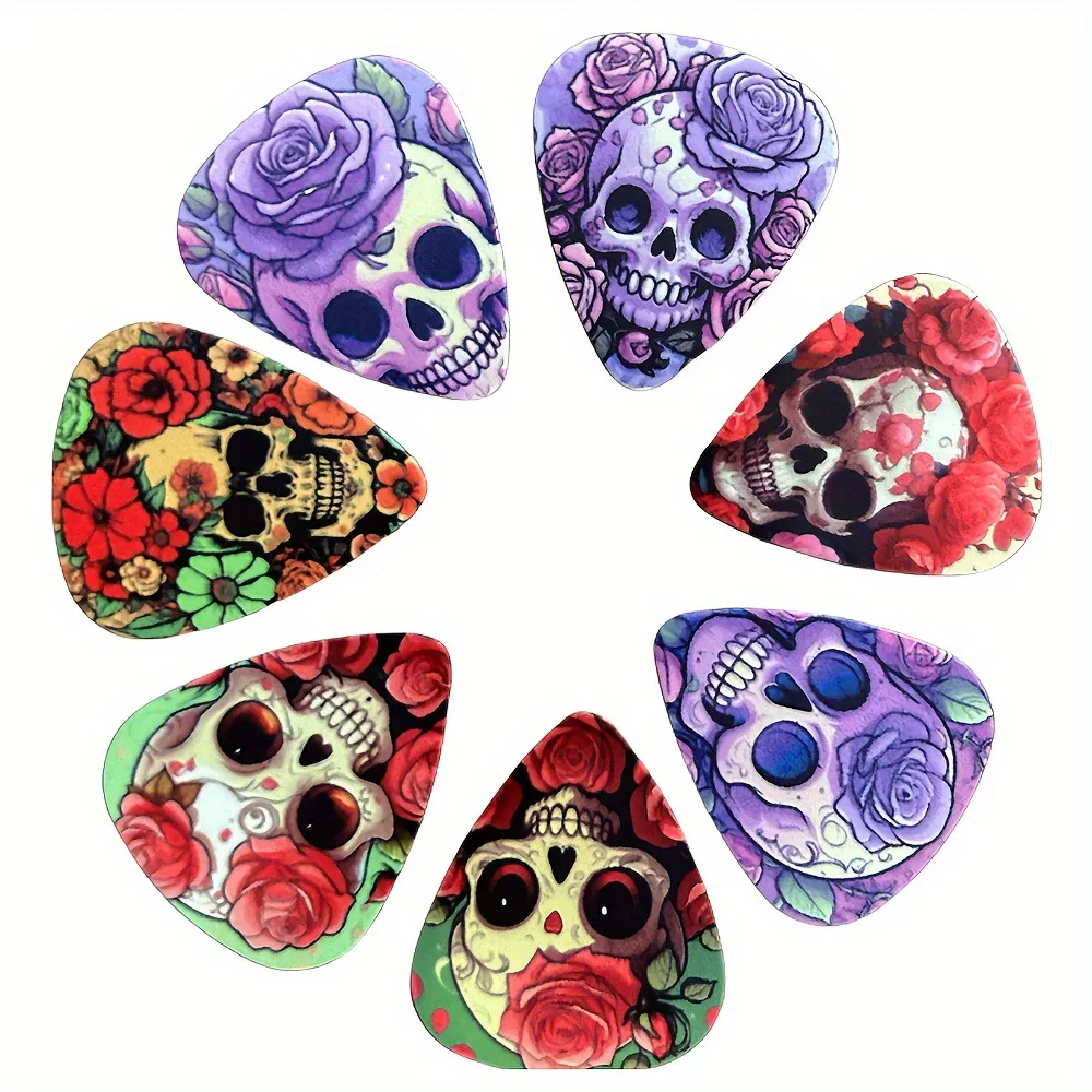 10Pcs Random New 0.46/0.71/1.0Mm Guitar Paddles Cartoon Couples Acoustic Guitar Picks Musical Instrument Accessories Pick