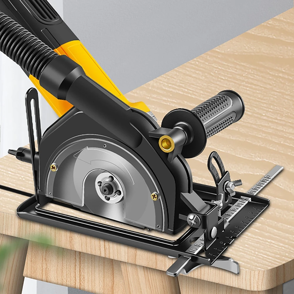 

100-125mm Universal Angle Grinder Modified Cutting Machine Retrofit Saw Bracket Table Saw Base 0~40mm Adjustable Cutting Depth