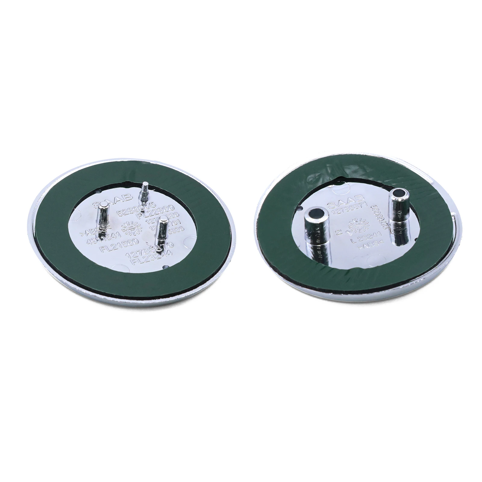 VeroCh 1 Stücke Auto Emblem Badge Aufkleber,Für Saab 9-3 92 9-2X 96 900 93 99 9000 9-5 9-4X 9-7 Phoenix 9-X Sonett,ABS Boot Logo Badge Decoration Gift Sticker Wasserdicht Staubdicht Ersatzteile,C