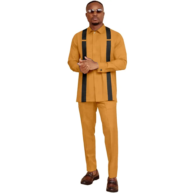 Segun Long Sleeve Dashiki Outfit - Image 5
