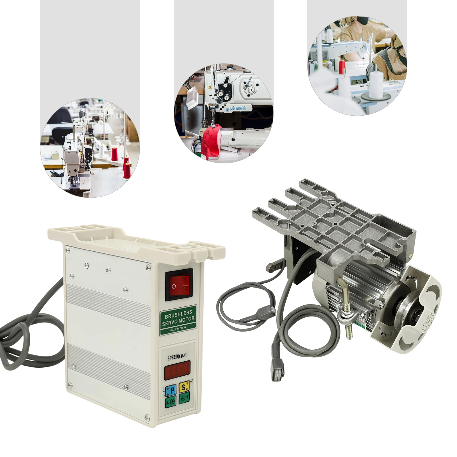 4500rpm-Electric-Pure-Copper-Brushless-Sewing-Machine-Servo-Industrial ...