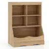 34.5" Kids Bookshelf w/ Anti-Tipping Kits Multi-functional Display Rack 1