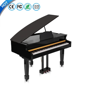 Upright Digital Piano 88-Key Graded Weighted Keyboard with Pure Piano Tone 3 Pedals 15W x 2 Speakers & Multi-Layer Soundboard