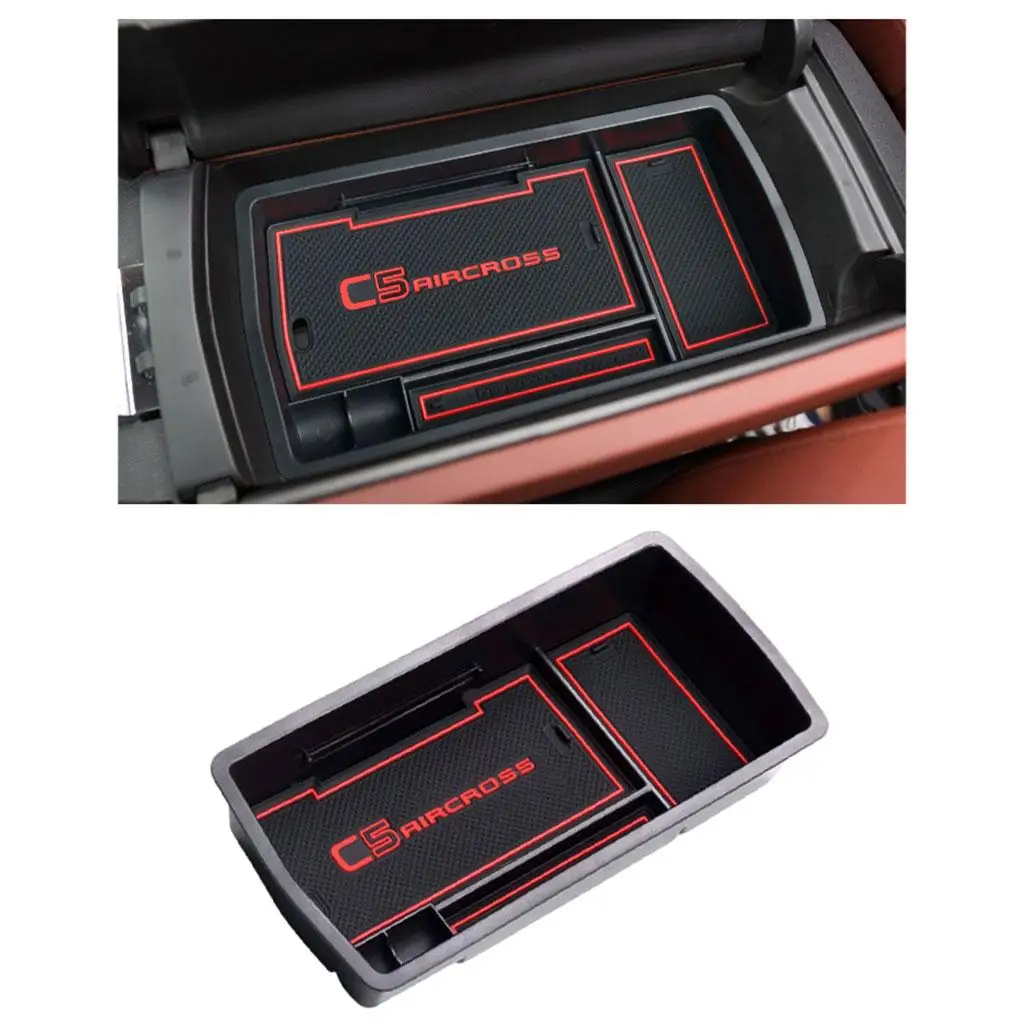 Car Armrest Box Storage for Citroen C5 Aircross 2017 2018 Accessories Spare Parts Direct Replaces
