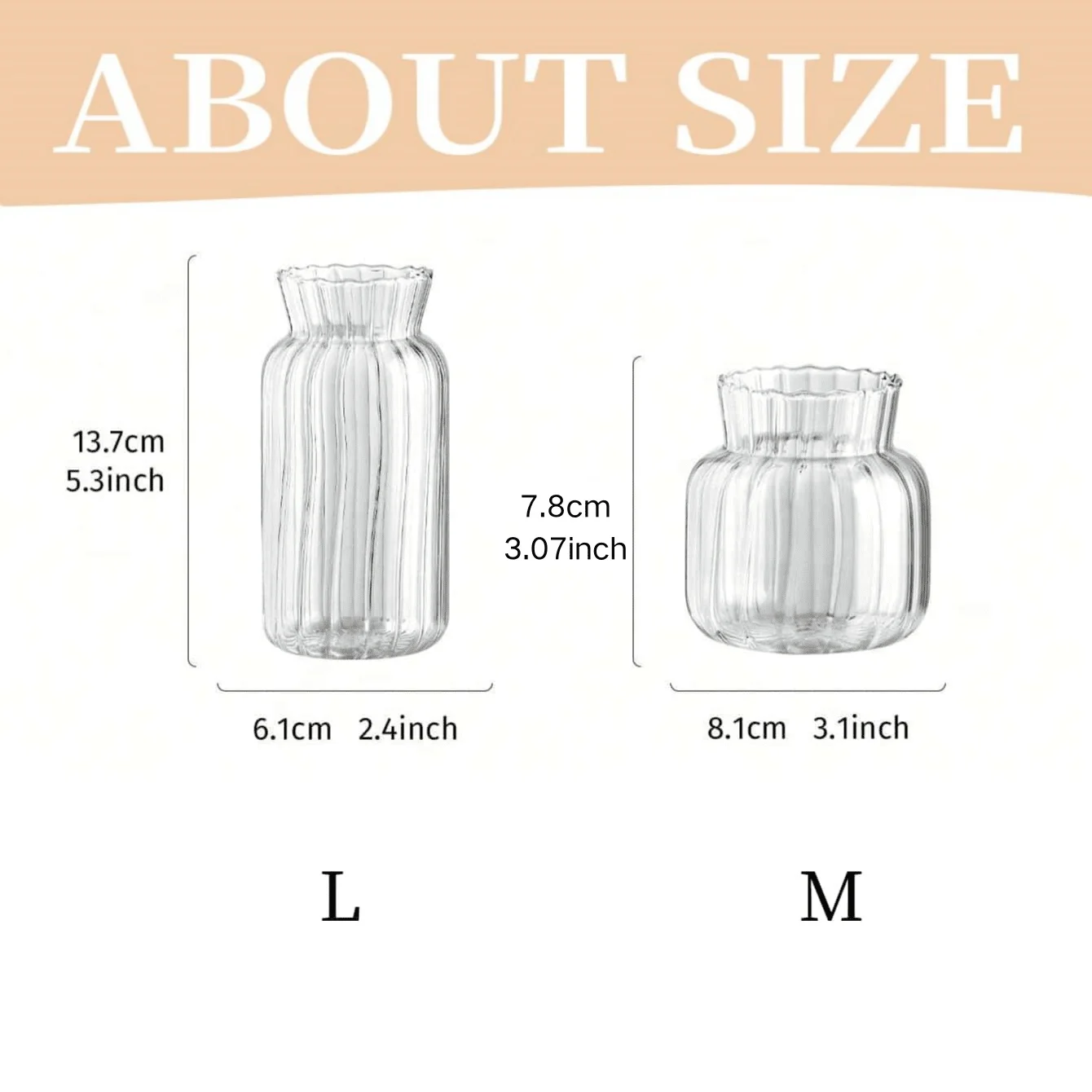 Nordic Glass Flower Vase 6