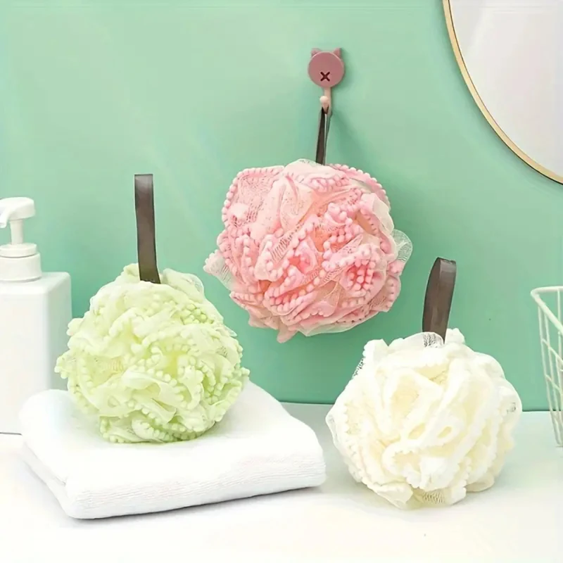 Soft Foaming Flower Ball for Body Cleaning