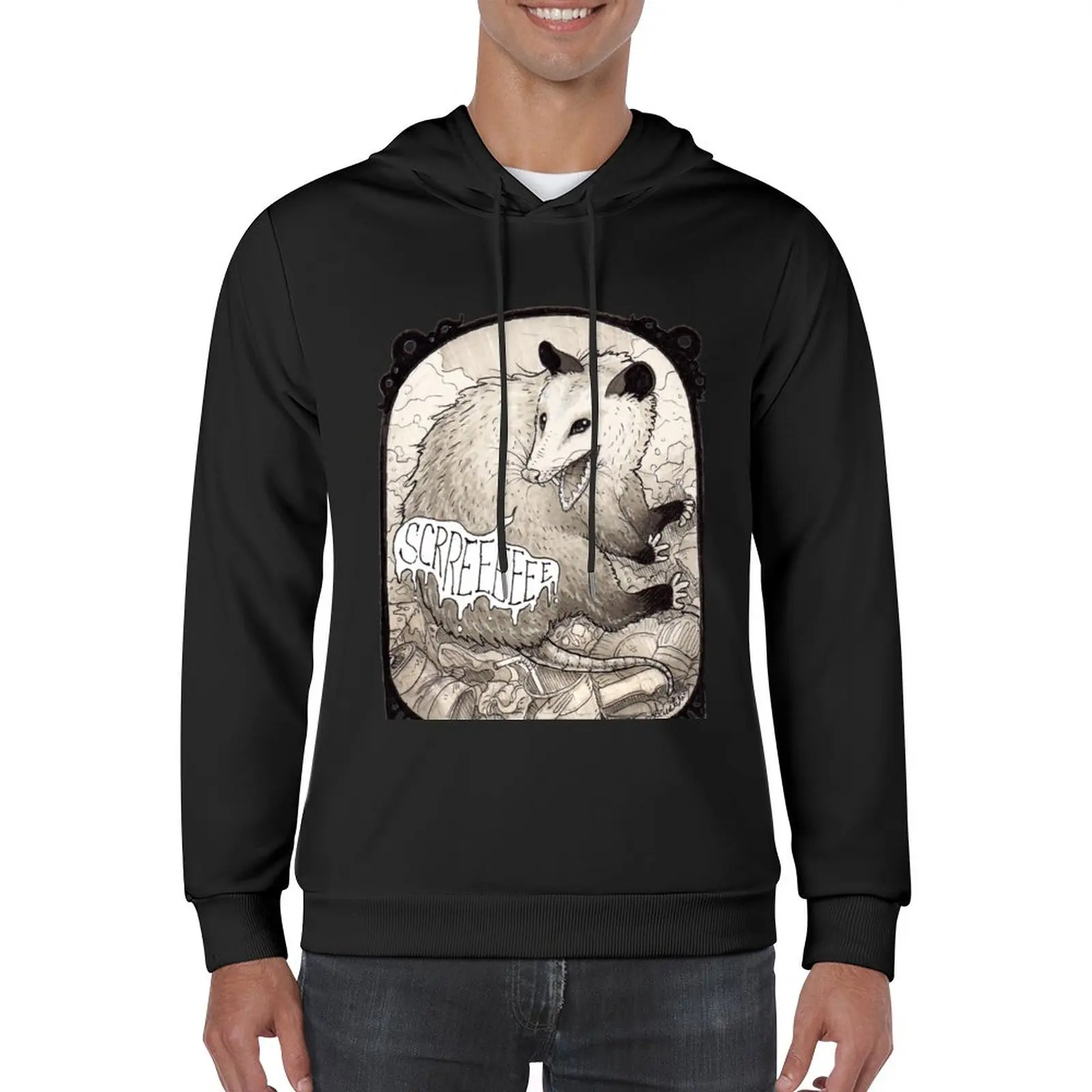 

New Opossum Pullover Hoodie blouse men's sweat-shirt set hoody