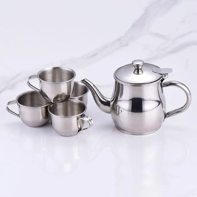 Kids Stainless Steel Tea Set 4