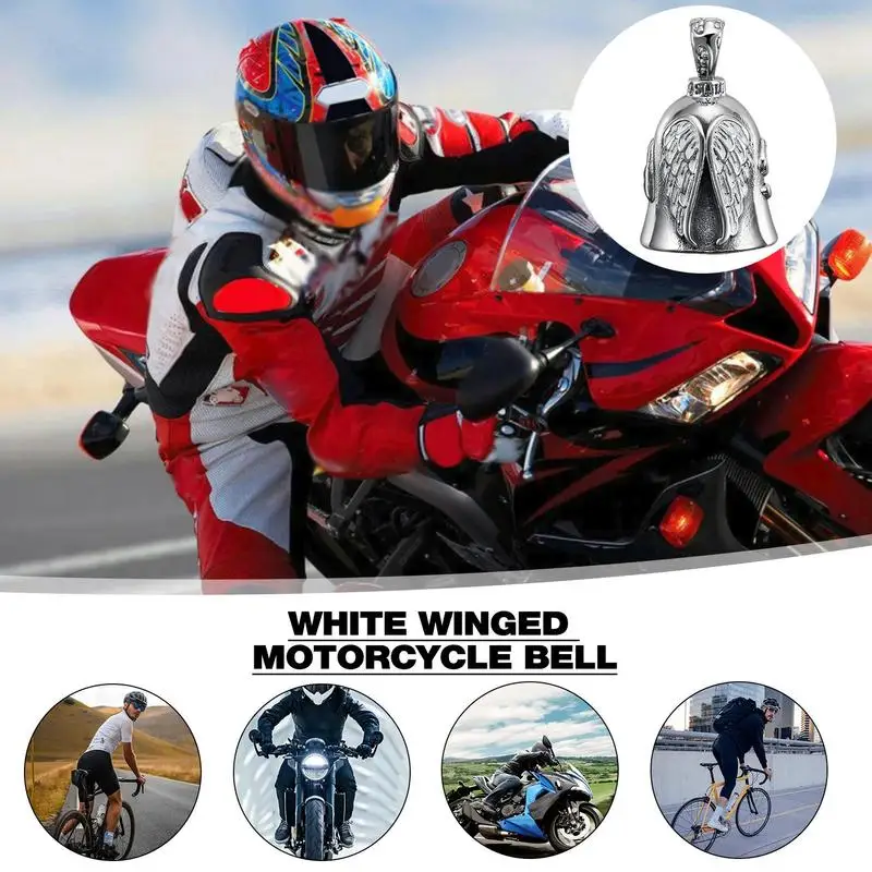 1pc Riding Bell Angel Biker Riding Bell Portable Motorcycle Accessories For Biker Riders Motorcycle Bicycle Valentine Gifts