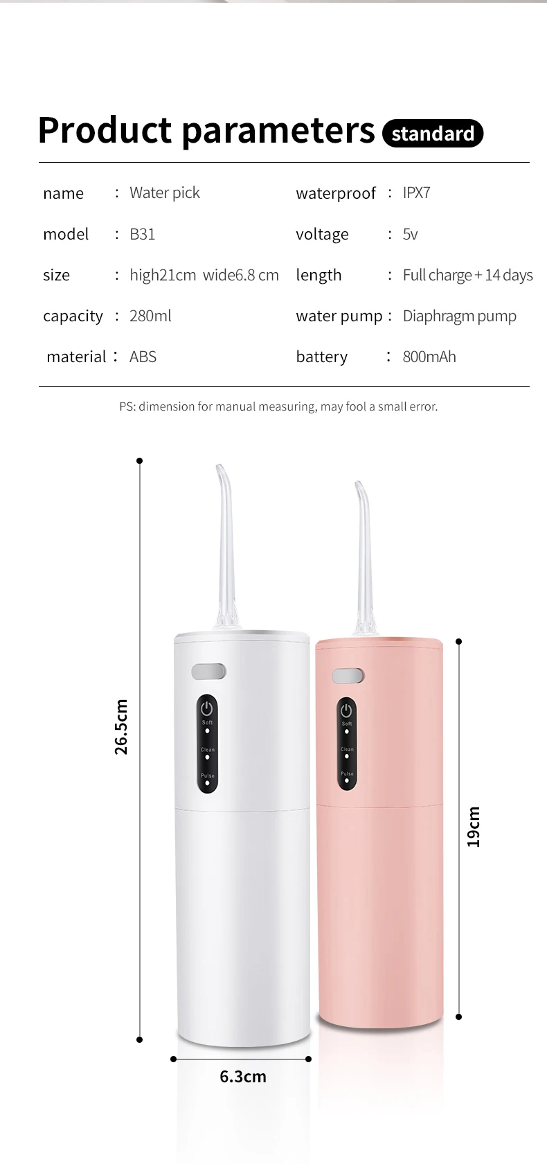 Rechargeable Water Jet Pick Teeth Cleaner Whitening Dropshipping Flosser Electric Scaler Oral Irrigator Dental Thread Home Floss Rechargeable Water Jet Pick Teeth Cleaner Whitening Dropshipping Flosser Electric Scaler Oral Irrigator Dental Thread Home Floss