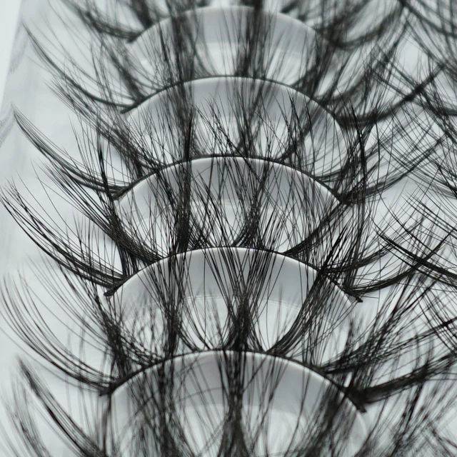MB 2023 – Faux cils en vison 8D, en vrac, naturels, fins, personnalisés, vente en gros, 10 paires