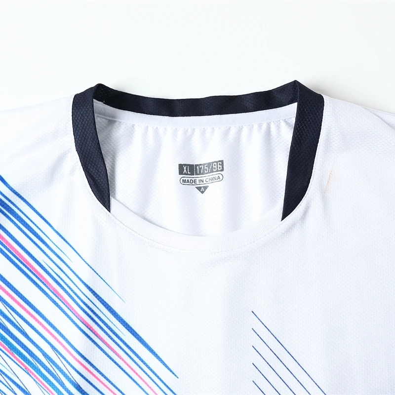 Short Sleeve T Shirt Badminton Uniforms Badminton Tennis Shirts 3D Print for Outdoor Training