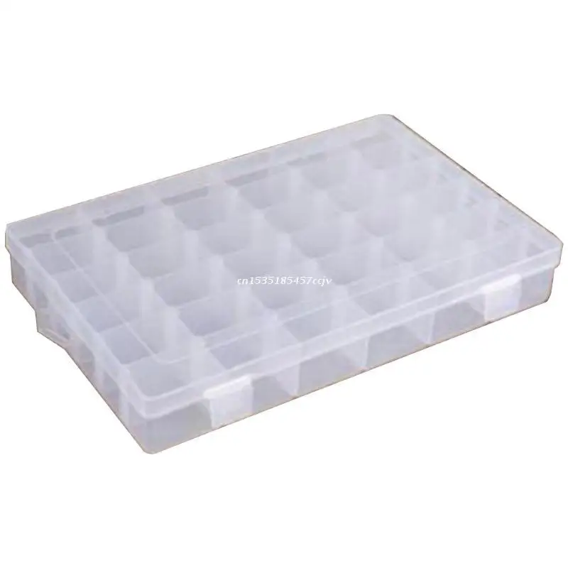 

36 Grid Plastic Organizer Box with Adjustable Dividers Small Parts Organizer Jewelry Box for Bolts Screws Ring Earrings Dropship