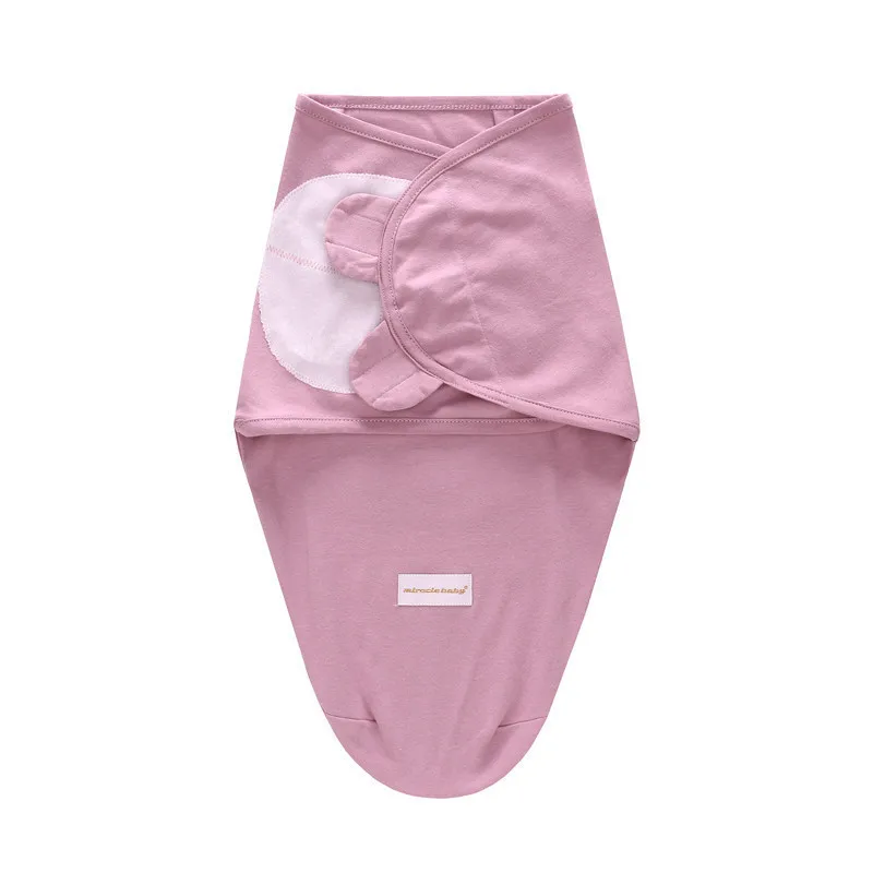 Newborn Envelope Swaddle Blanket Cocoon Wrap Cap Sleep Sack Receiving Bedding Cotton Infant Bedclothes