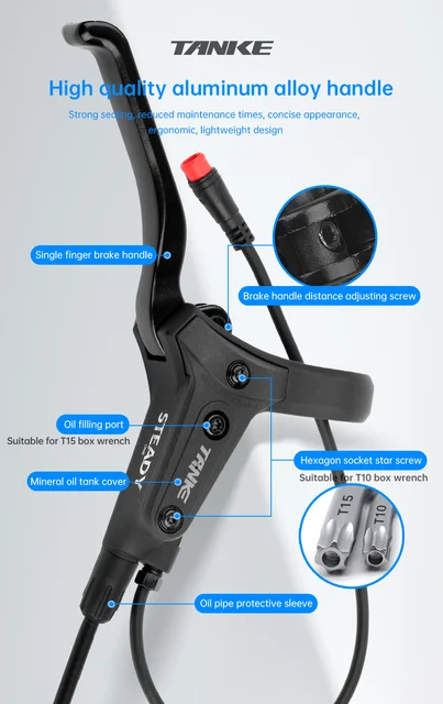 Hydraulic Disc Brakes For Ebike Hydraulic Disc Brake Levers - Main Image