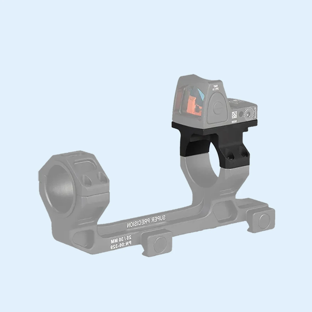 Фото Тактический прецизионный прицел ROF 45 90 RMR Red Dot, прицел для винтовки AR15 M4 M16, 30 мм, кольцо GE №4