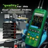 BSIDE Handheld Oscilloscope 3-IN-1 Digital Multimeter+Function Signal Generator Dual Channel 25MHz*2 Vol 6000A Current Tester 2