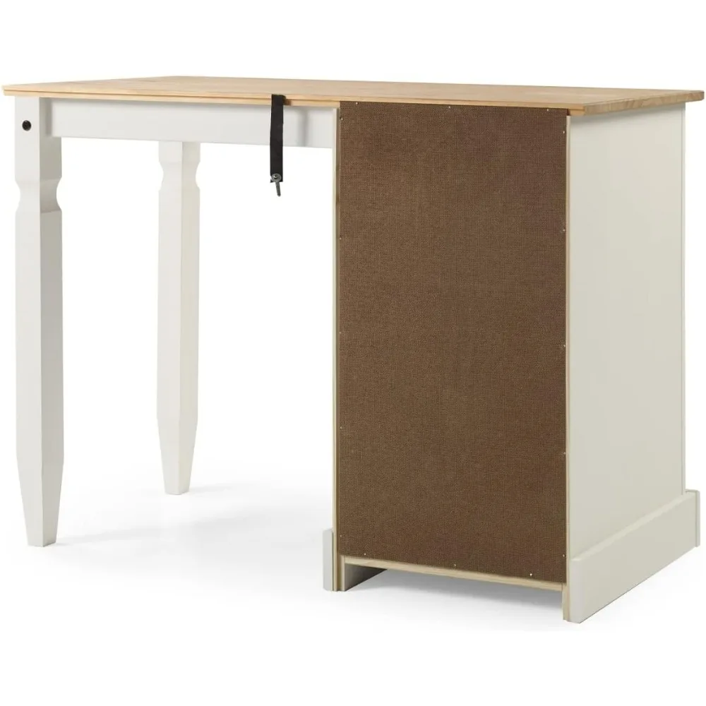 Cottage Series Wood Vanity/Desk, Corona Snow 6