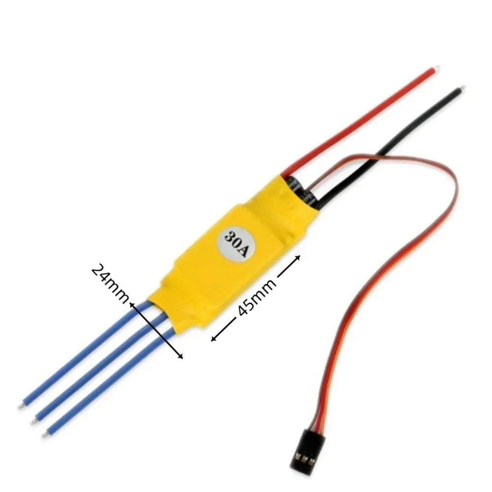HW30A 40A Brushless ESC Banana Head T Plug Electronic Speed Controller BEC Function Easy Use Mini Quadcopter ESC for FPV F450