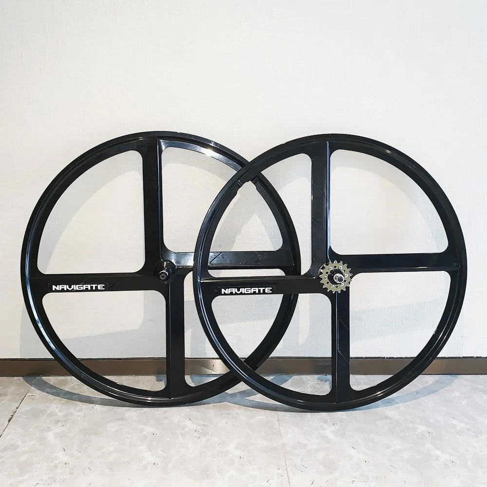 Sepeda Fixie Fixie Spoke Wheels 700C Fixed Gear Bike Rim Single - Technical View