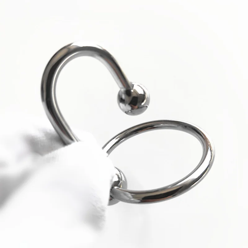 Ανδρικό παιχνίδι σεξ βύσματος δαχτυλιδιών μεταλλικών χαντρών καθυστέρησης Glans για άνδρες, διεγερτικός ερεθισμός ουρηθρικός διαστολέας_voghion.com