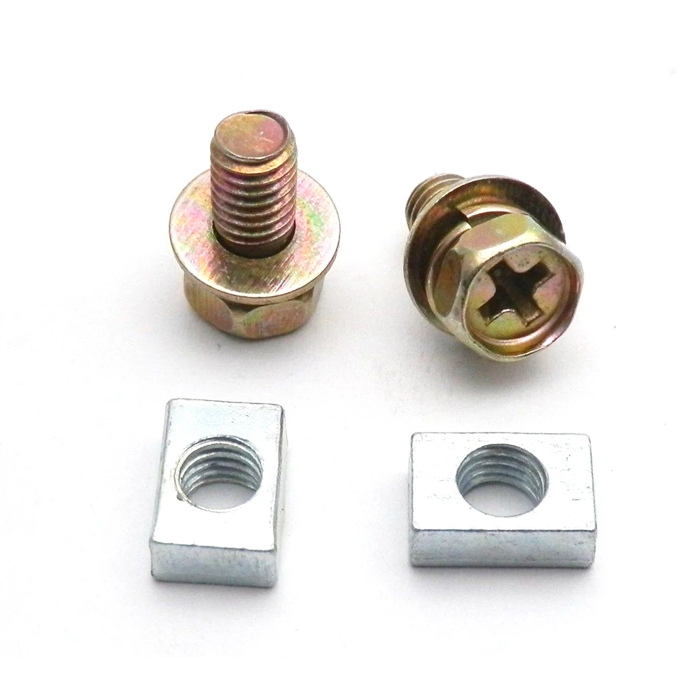 1 Set Motorcycle Scooter Dirt Bike Battery Terminal Nut and Bolt Screws M5x10mm for 4Ah 5Ah Universal Motorcycles Accessories