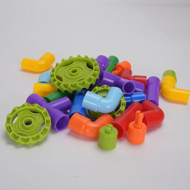 Building By Splicing Water Pipes Building Blocks DIY Toys pipe building toys