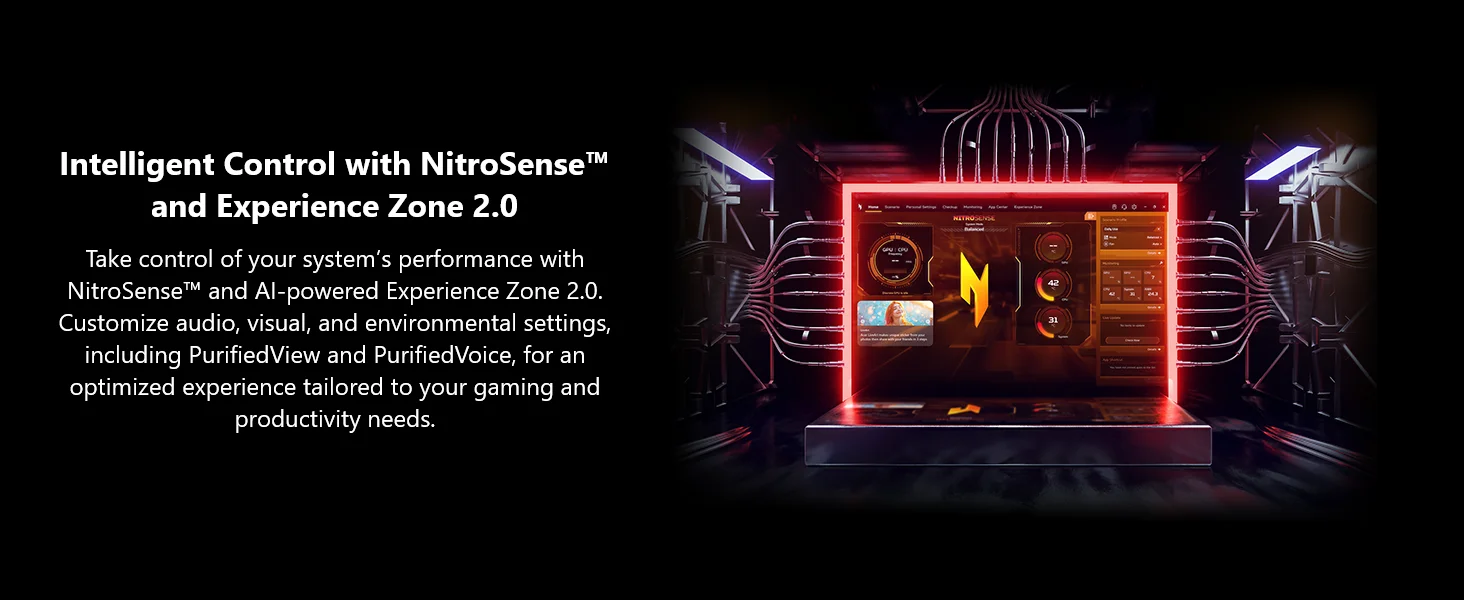 acer nitro V AMD; RTX laptop; 16” gaming laptop; AMD gaming laptops; DDR5; RTX 50; DLSS 4