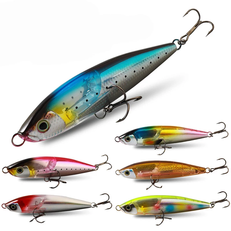 

Fishing Lure 84g 19cm Topwater Pencil Dog Walker Artificial Hard Bait Floating Trolling Saltwater Tuna Lures Big Game