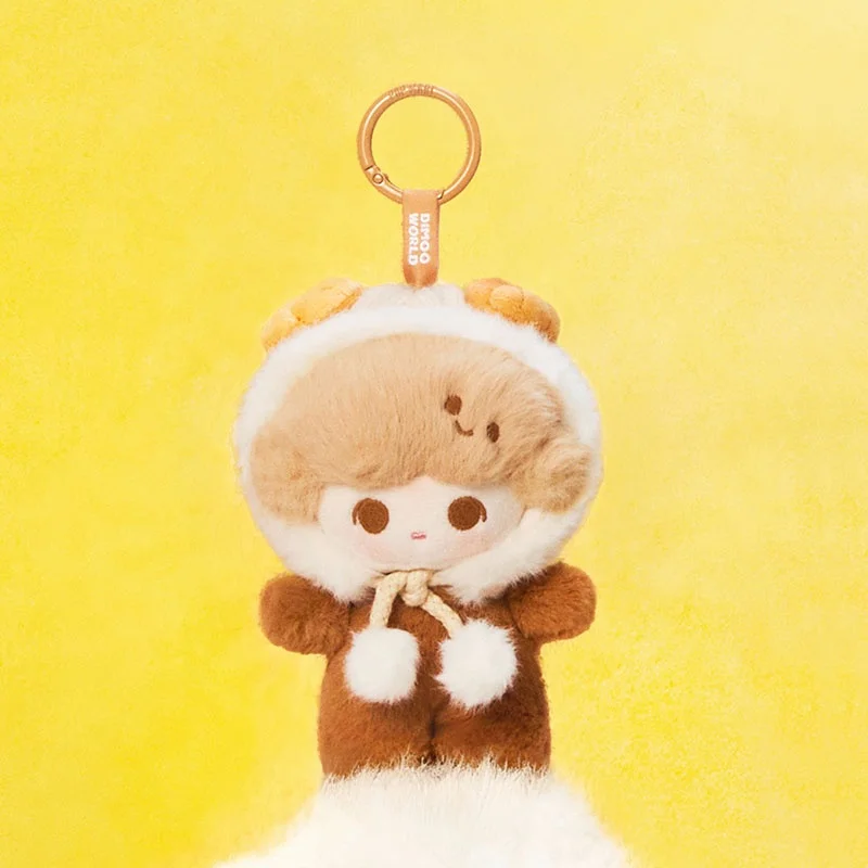 신상품 POP MART  팝빈 플러피 & 코지 시리즈 블라인드 박스 귀여운 트렌디 펜던트 장식 미스터리 박스 생일 선물