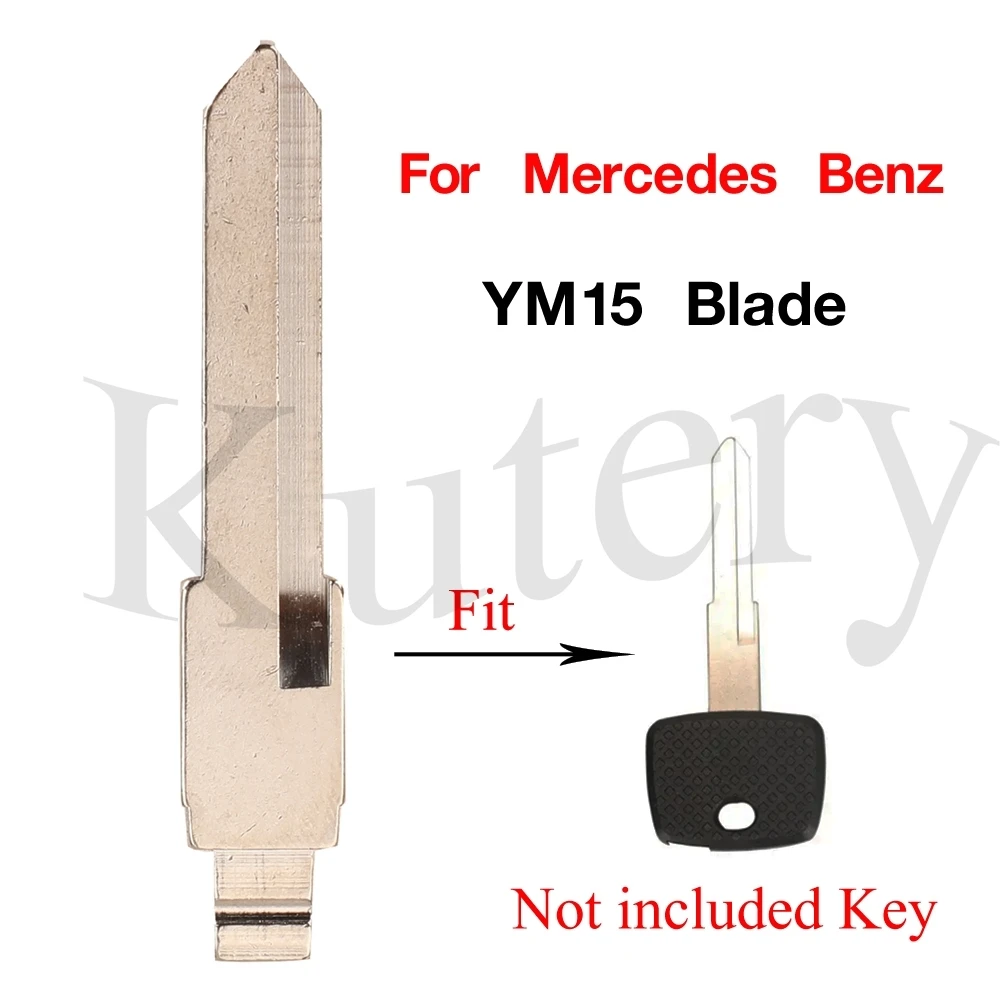 

Заготовка ключа jingyuqin YM15 для Benz, ключ дистанционного управления для Mercedes Vito, Actros, Sprinter, V класс, замена автомобильного ключа