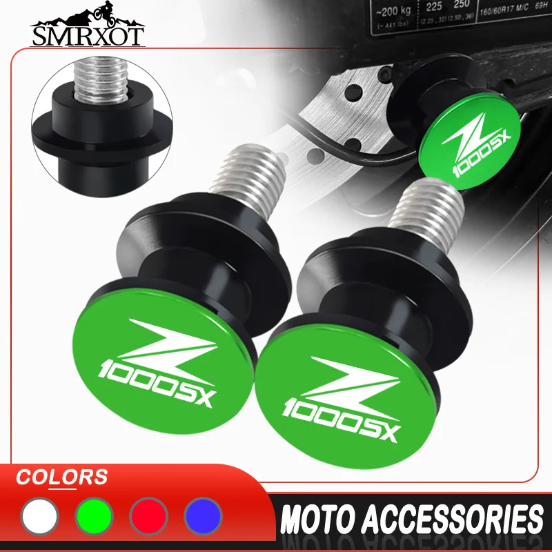 

Motorcycle Accessories z800 z1000 z1000sx Swingarm Spools Slider Screw Stand For Z1000 Z1000R Z1000SX 2015-2024 Z800 2012-2016