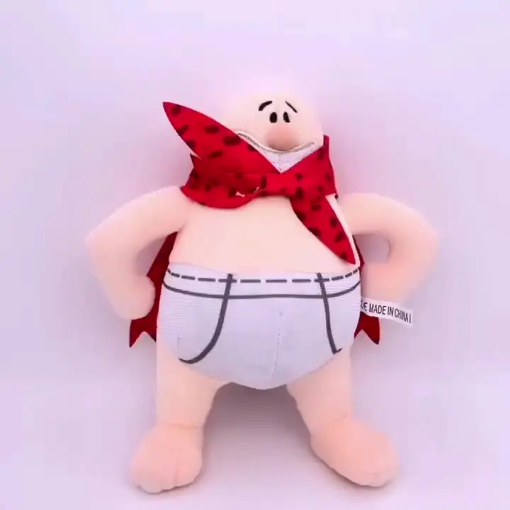 22cm Captain Underpants Plush Toy Cute Underpants Doll Soft