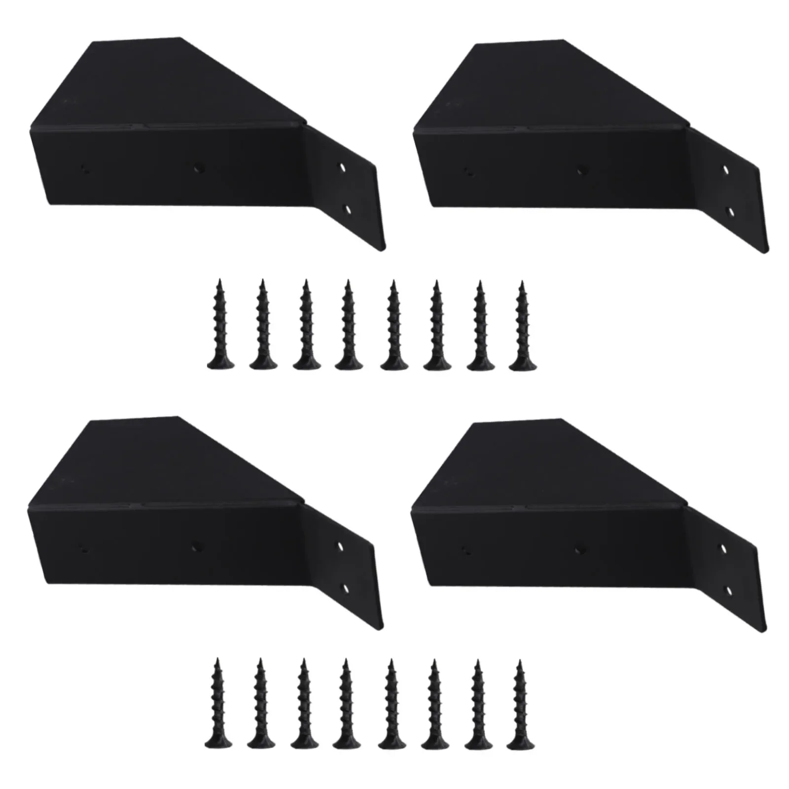 45 Degree Angle Bracket 2x4 Pergola Brackets (4-Pack) - 45-Degree Heavy ...