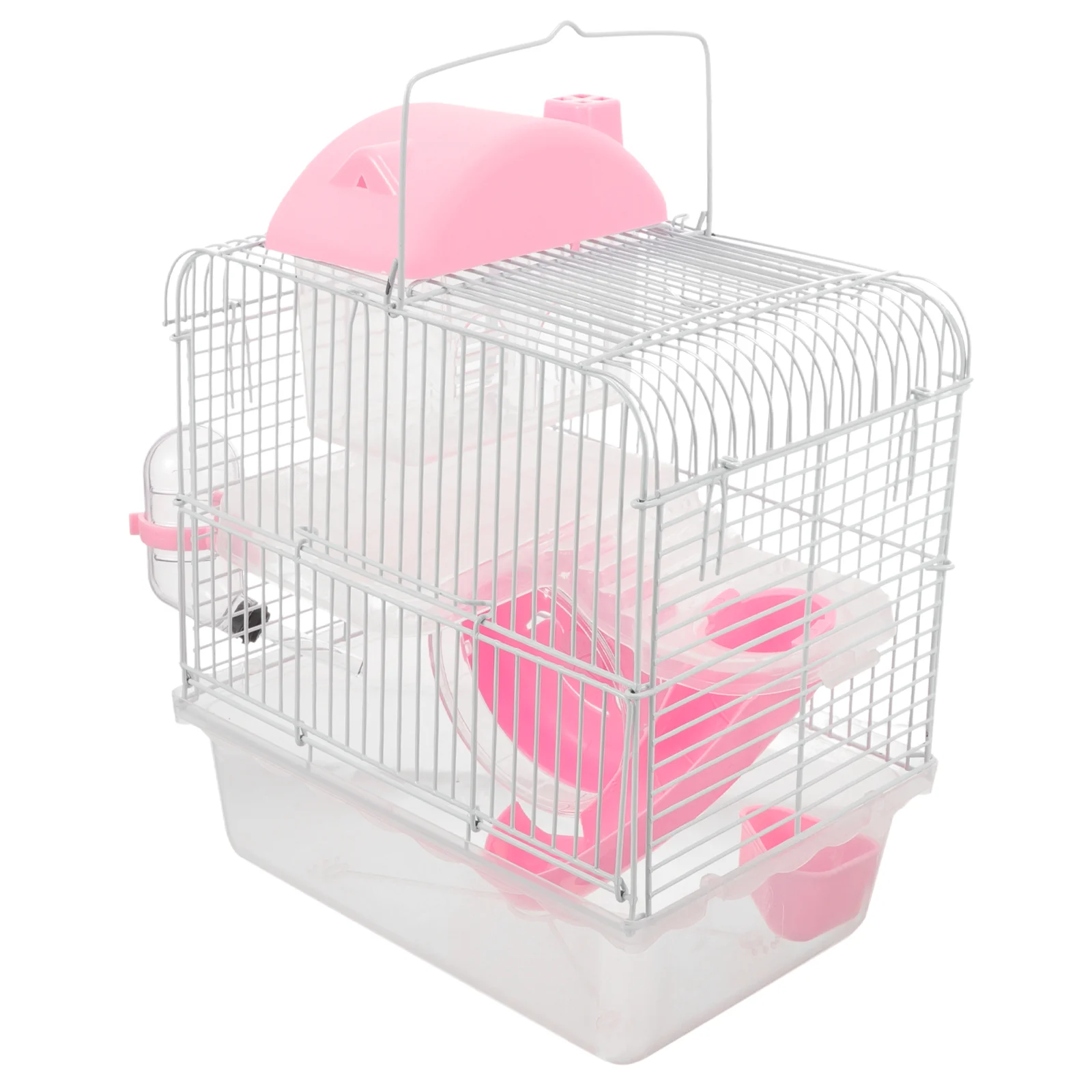 

Dwarf Hamster Cages Home Chinchilla Large Double Pink Hedgehog Animals Rat Castle