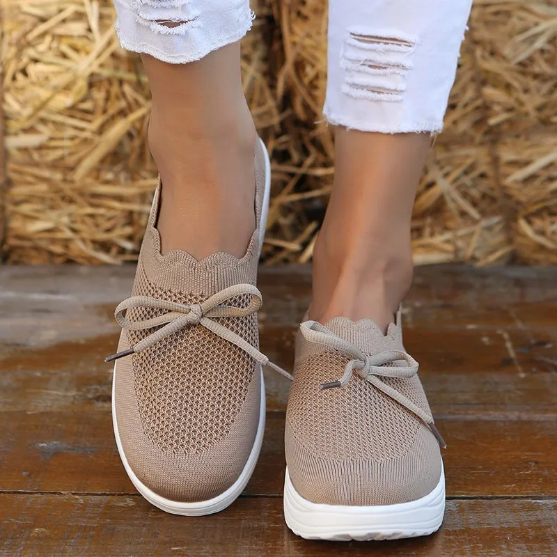 Women's Casual Shoes 2023 Fashion New Mesh Wedge Platform Shoes Outdoor Lightweight Comfortable Thick Sole Sneakers Women