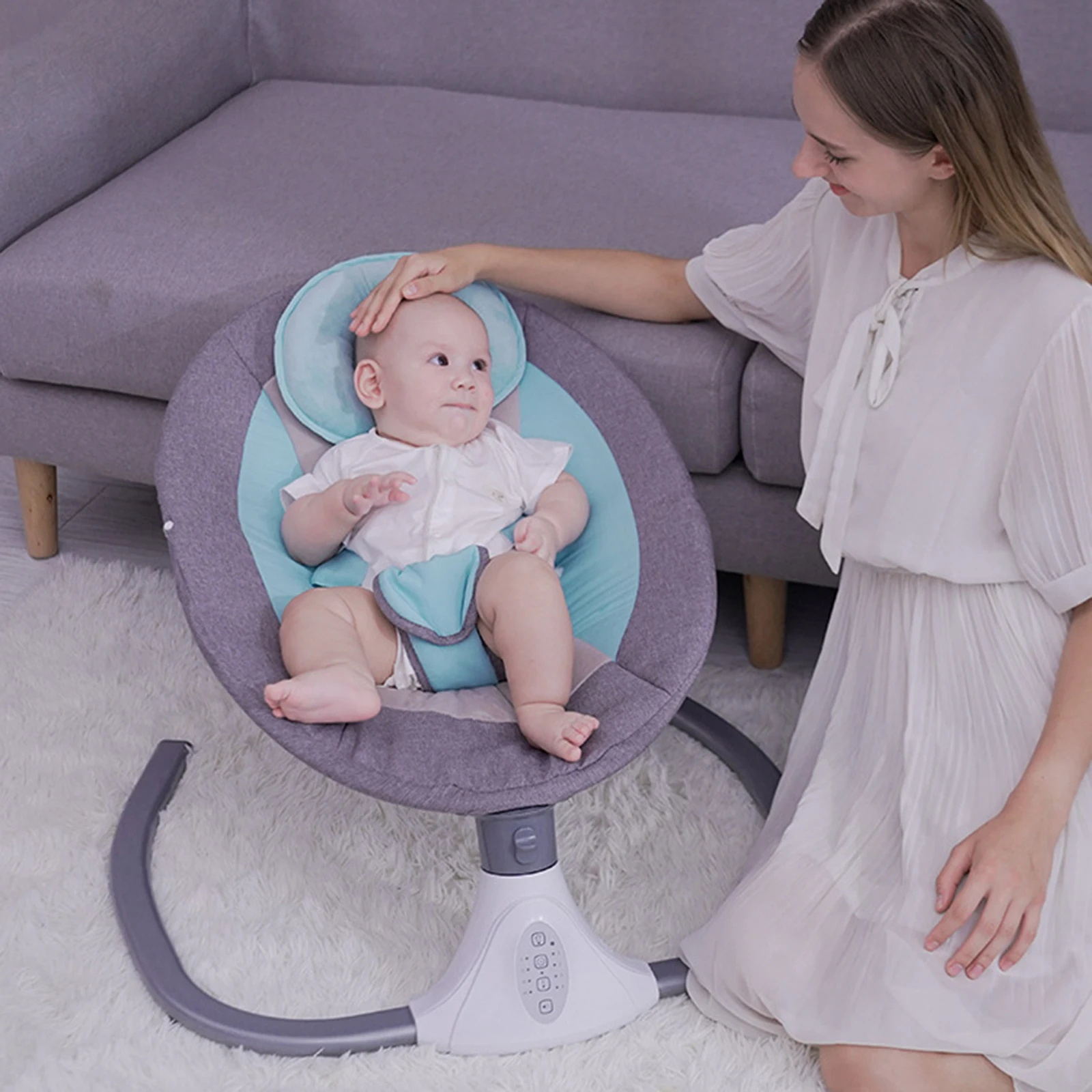 Electric Automatic Baby Swing and Sleeping Cradle Bed