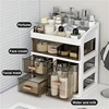 Drawer Style Storage Box Transparent Jewelry Skin Care Products Storage Case High-capacity Desktop Clutter Dustproof Organizer 3