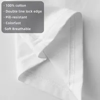 T-shirt unisexe 100 % coton à col rond, t-shirt uni en pur coton doux et respirant, haut classique décontracté à manches courtes, t-shirts d'été confortables pour tous les jours pour hommes et femmes 5