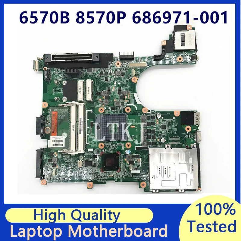 686971-001 686971-501 686971-601 Mainboard For HP Probook 6570B 8570P Laptop Motherboard DDR3 100% Full Tested Working Well