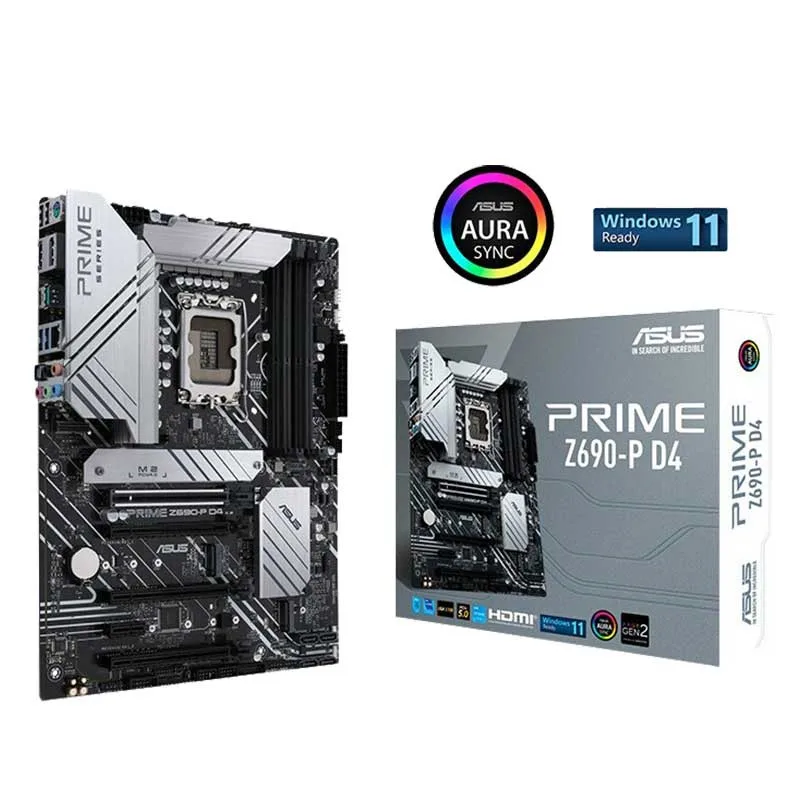 Nuovo Per Asus Prime Z690-P D4 Desktop Originale Per Scheda Madre Intel Z690 Ddr4 Supporto Lga 1700 12900Kf 12700K 12400