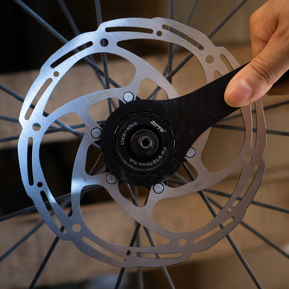 ZTTO MTB Fahrradbremszentrum Scheibenverriegelungsrotoren 203 mm 180 mm 160 mm 140 mm Hochfester Stahl 1,8 mm Passend für jedes Pads für MTB-Rennrad – Detail 4