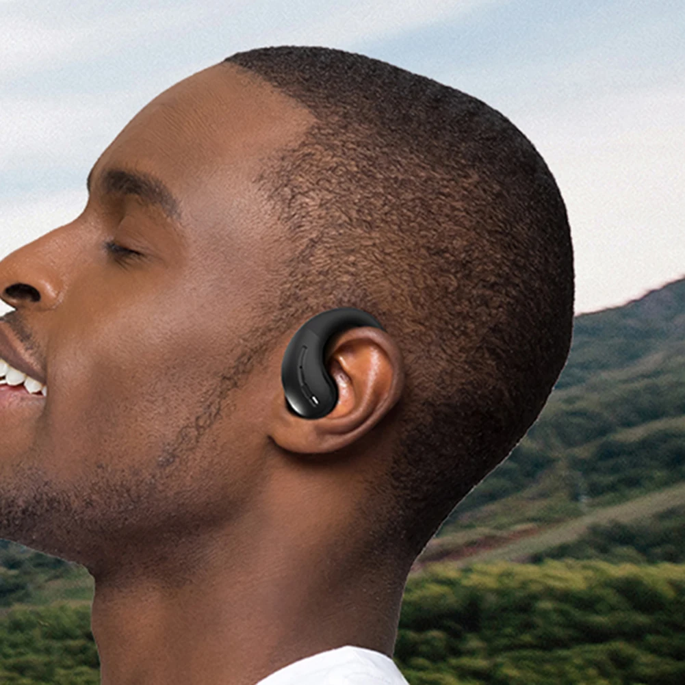 

Digital Display Bluetooth-Compatible Earhooks Headset Low Noise In-ear Design Headset For Running Cycling