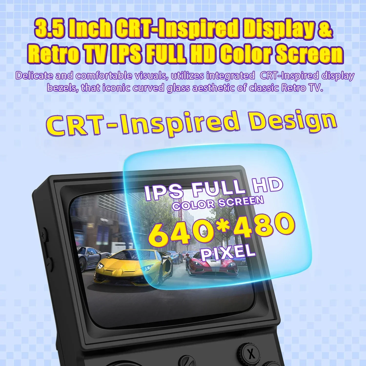 R36T Retro Handheld Game Console EmuELEC System 3.5 Inch IPS Screen  Portable Pocket Video Player RK3326 Chip 64/128G 18000+Games - AliExpress