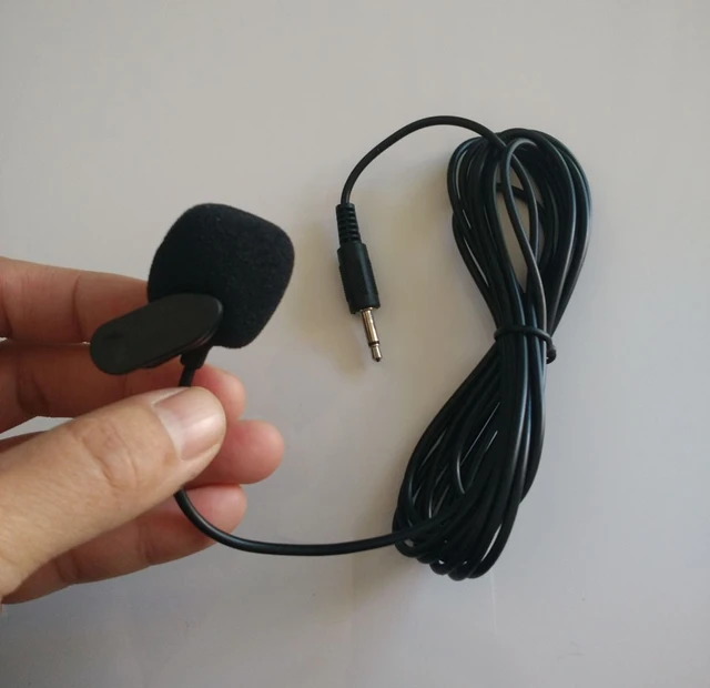 Microphone externe stéréo de voiture avec câble de 3m, récepteur audio  stéréo, GPS, DVD, radio Bluetooth, Plug Play, 3.5mm - AliExpress