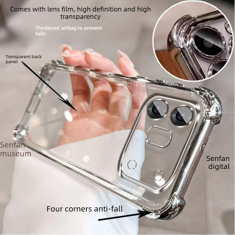 Ultra-Thin Shockproof TPU Case - Super Strong Anti-Drop Bumper Cover