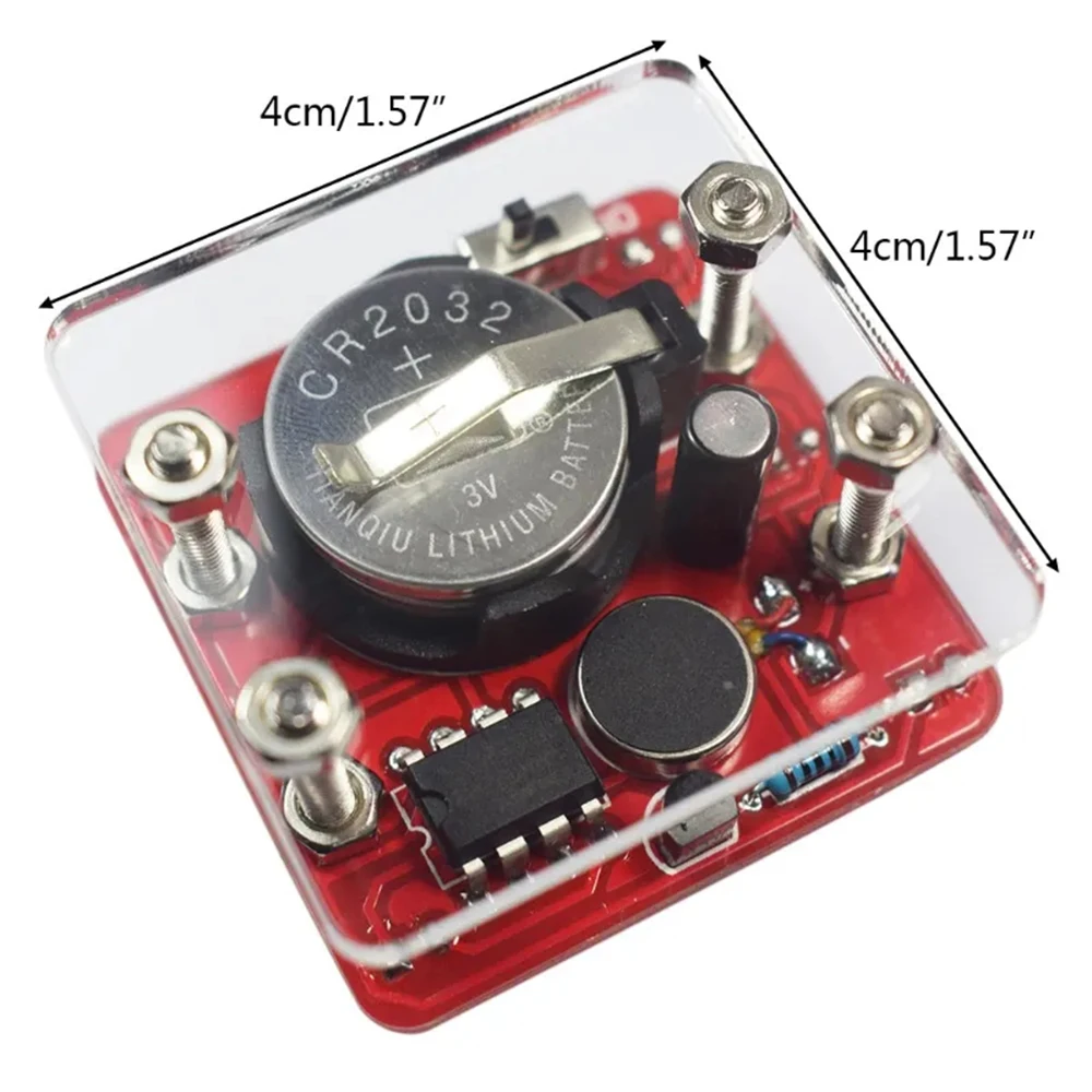 DIY Swing Shaking LED Dice Kit with Small Vibrating Motor Fun Electronic Soldering Practice Board Kit
