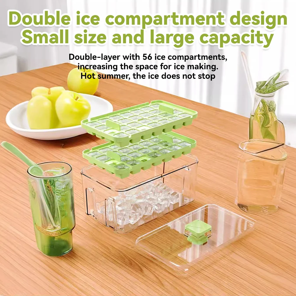 Silicone Ice Cube Maker Ice Maker Ice Cube Mould for Refrigerator Food Grade Silicone Ice Cube Tray for Freezer Juice Whisky Coffee