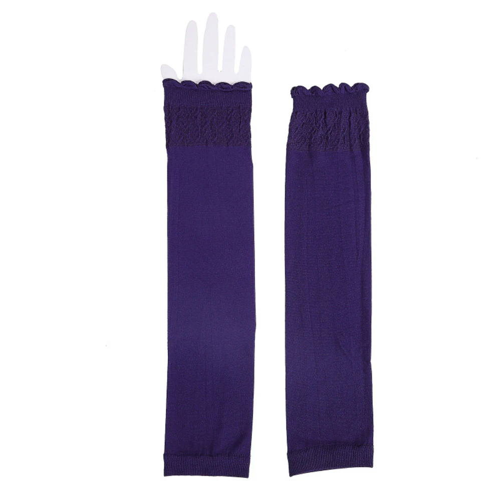 Muslim Women Arm Sleeves Islamic Arm Cover Hijab Stretchy Fabric Abaya Sleeve Ramadan Middle East Sun Protection